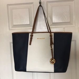 Big leather MK bag